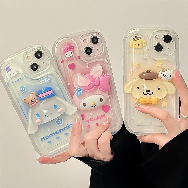 Sanrio 3D iPhone case-Luxandluxy