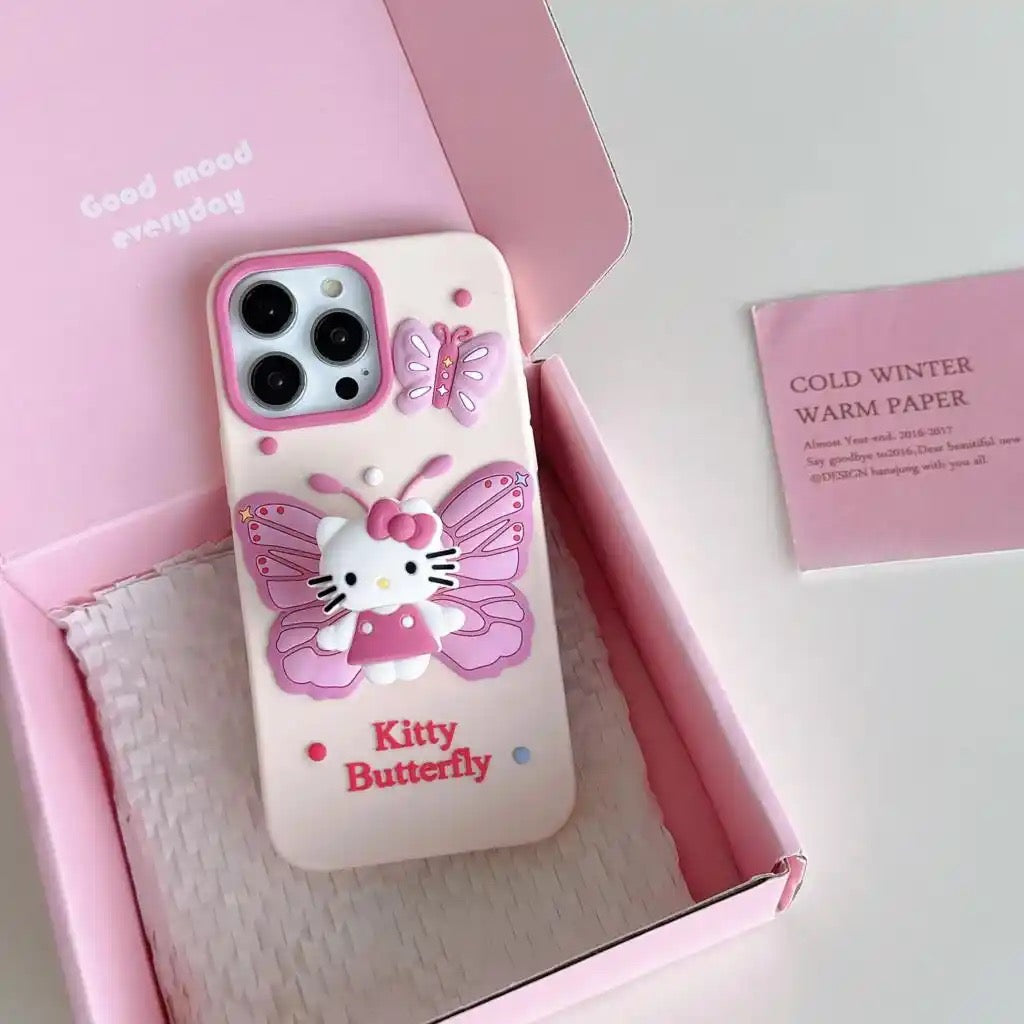 'Hello Kitty Butterfly' iPhone Case