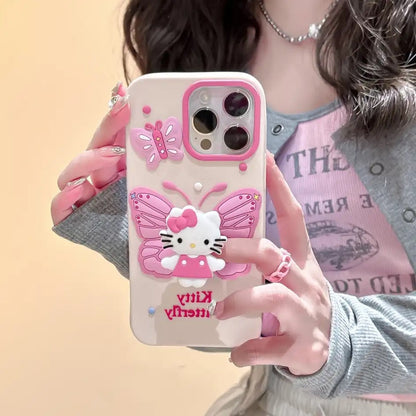 'Hello Kitty Butterfly' iPhone Case