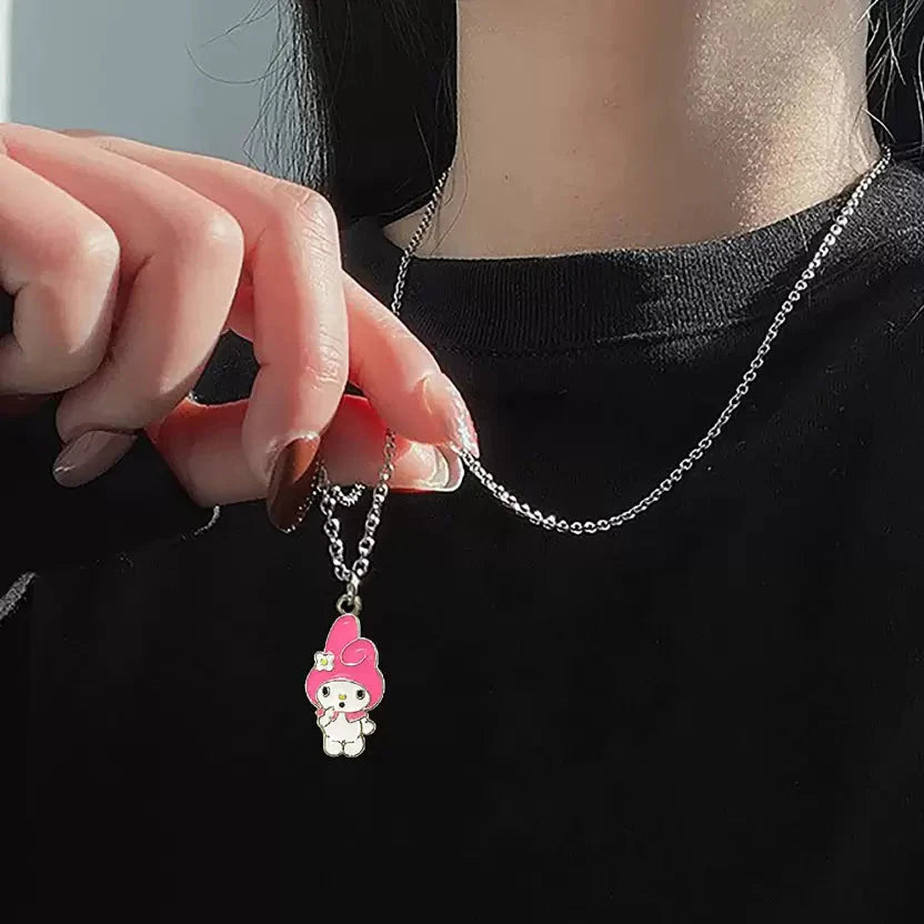 Sanrio Charm Chain Necklace-Luxandluxy