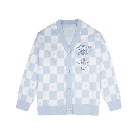 Sanrio Checker Cardigan-Luxandluxy