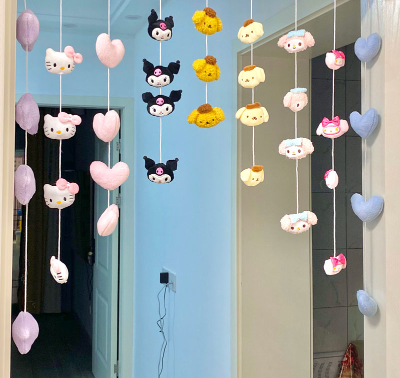 Sanrio Curtain Decorations-Luxandluxy