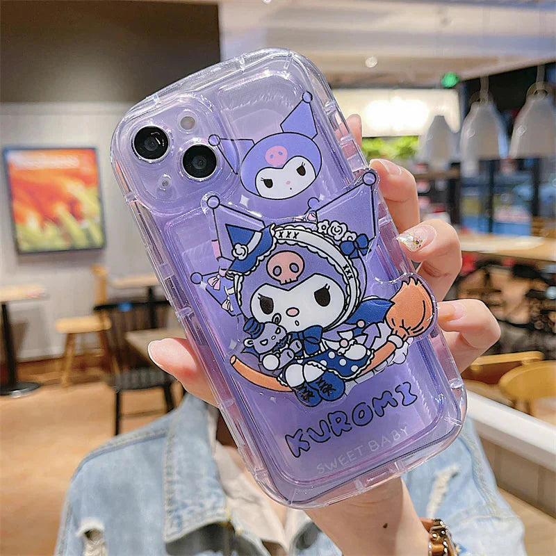 Sanrio Honor Phone Case With Keychain-Luxandluxy