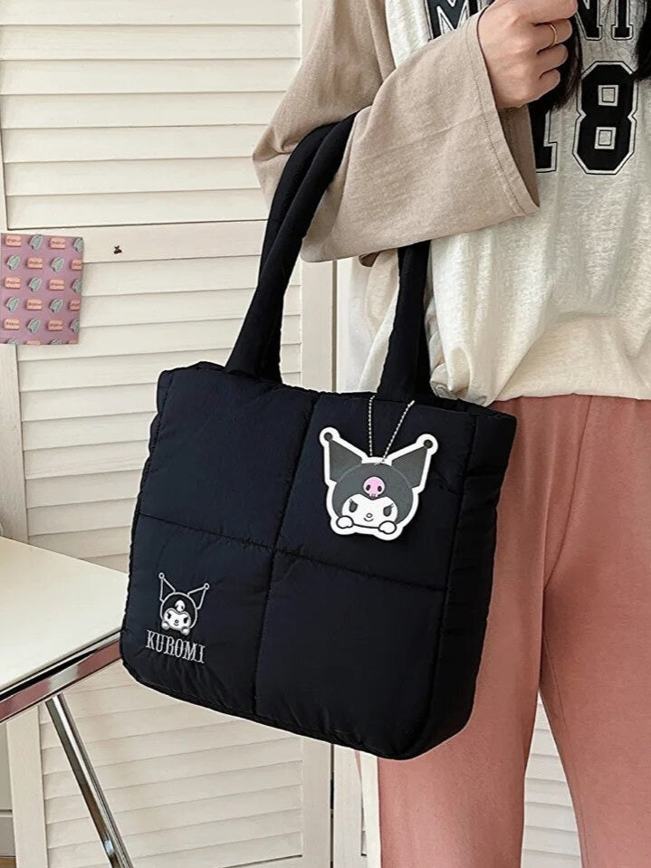 Sanrio Puffer Tote Bag-Luxandluxy