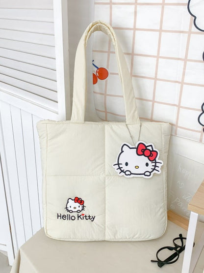 Sanrio Puffer Tote Bag-Luxandluxy