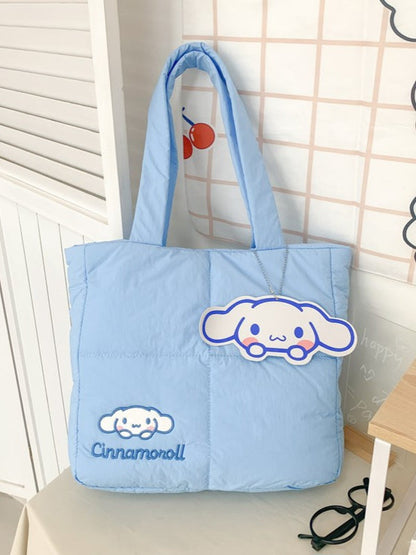 Sanrio Puffer Tote Bag-Luxandluxy