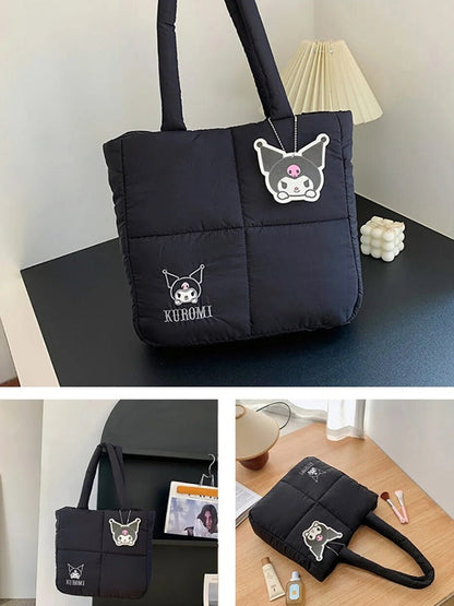 Sanrio Puffer Tote Bag-Luxandluxy