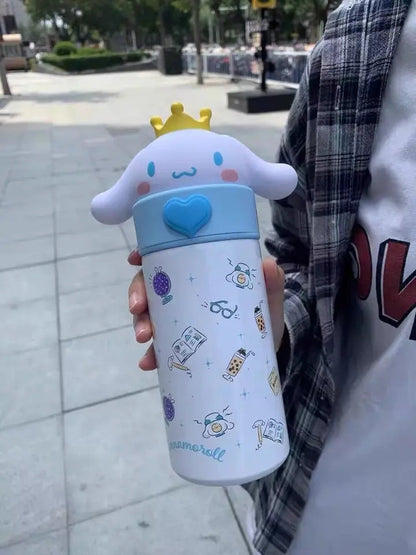 Sanrio Thermos Water Bottle-Luxandluxy