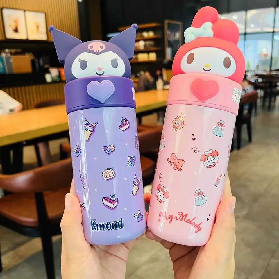 Sanrio Thermos Water Bottle-Luxandluxy