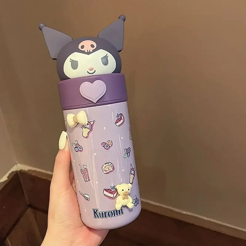 Sanrio Thermos Water Bottle-Luxandluxy