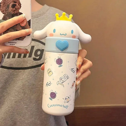 Sanrio Thermos Water Bottle-Luxandluxy