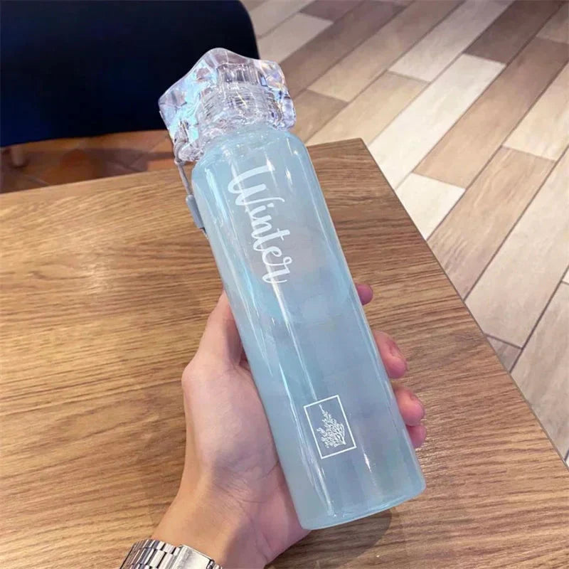 Seasons Font Water Bottle-Luxandluxy