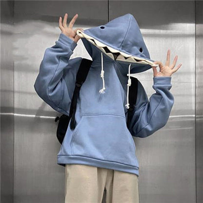 Shark Hoodie-Luxandluxy