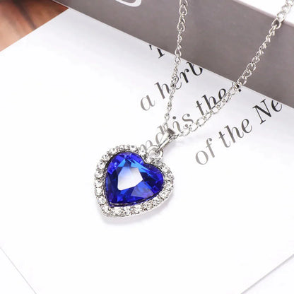 Silver Birthstones Necklace-Luxandluxy