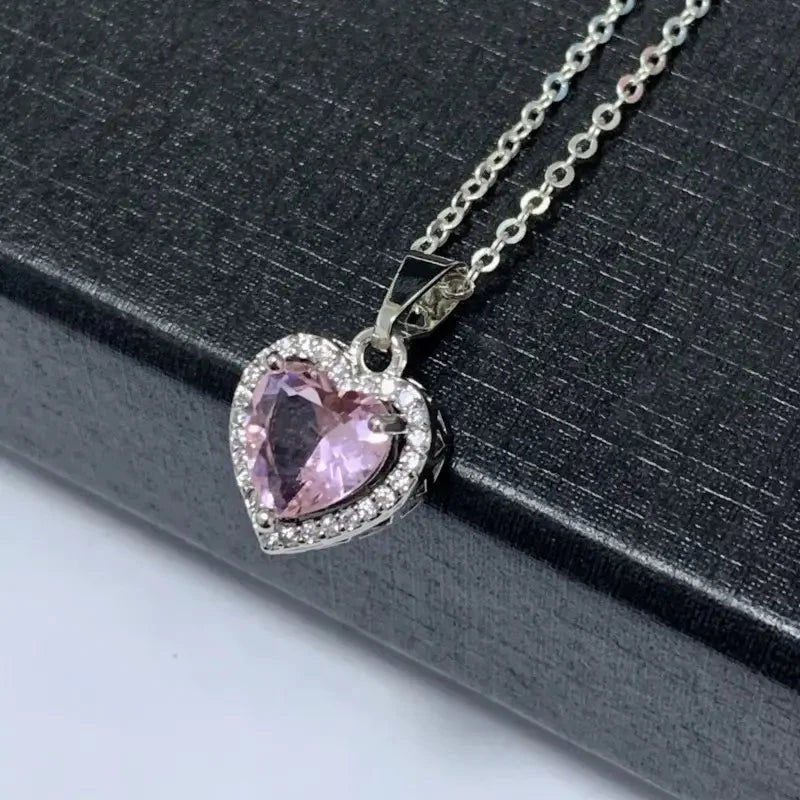 Silver Birthstones Necklace-Luxandluxy