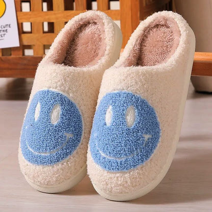 Smiley Face Slippers-Luxandluxy