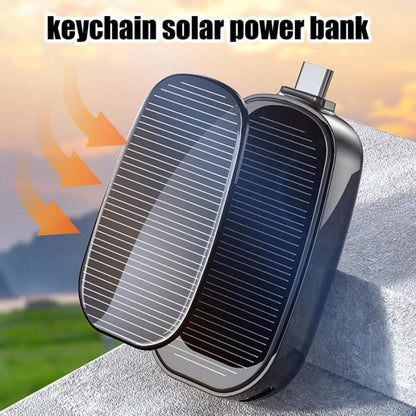 Solar Keychain Powerbank-Luxandluxy