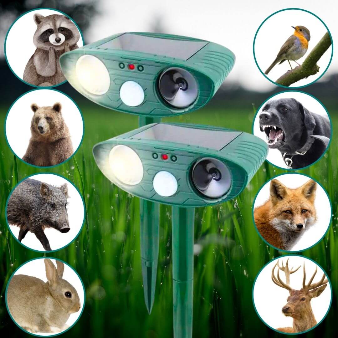 Solar Powered Animal Pest Repeller-Luxandluxy