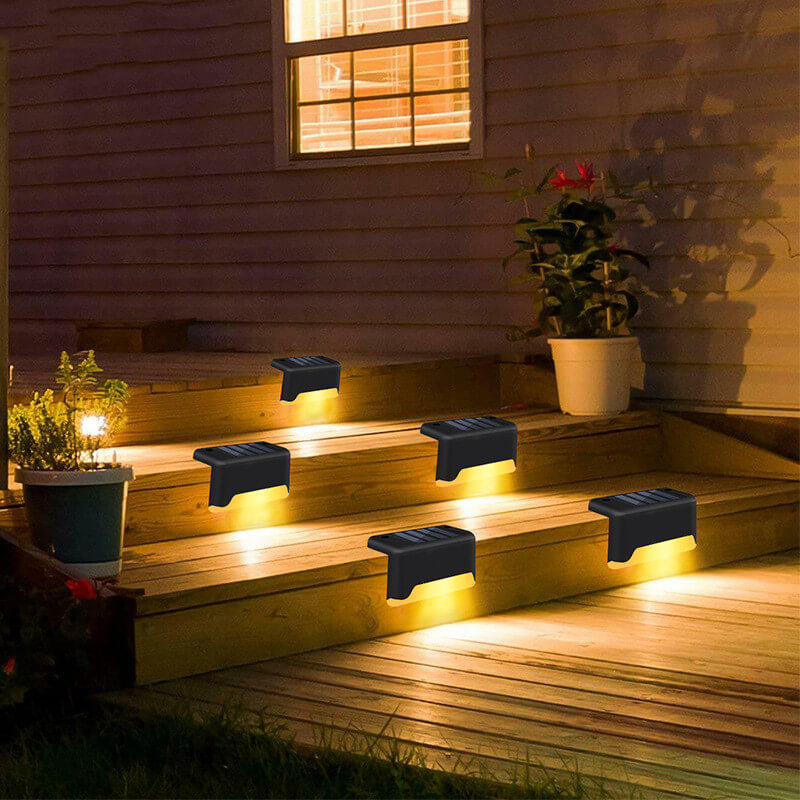 Stairs Railings Fence Solar Light-Luxandluxy