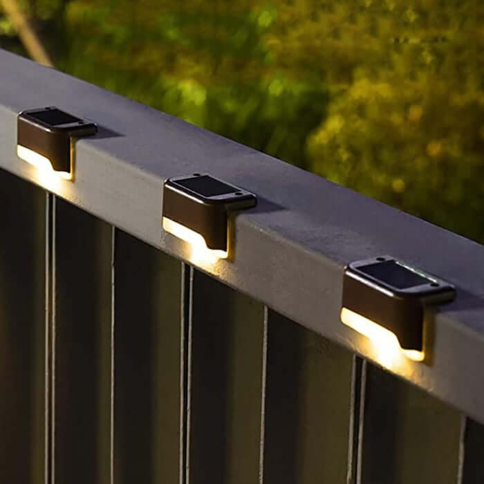 Stairs Railings Fence Solar Light-Luxandluxy