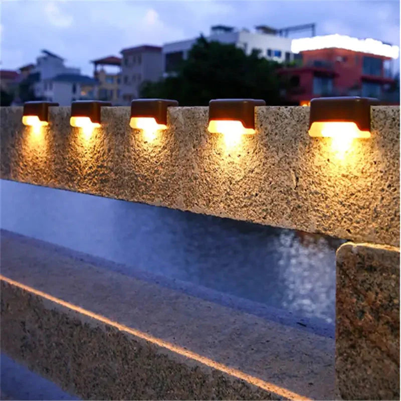 Stairs Railings Fence Solar Light-Luxandluxy