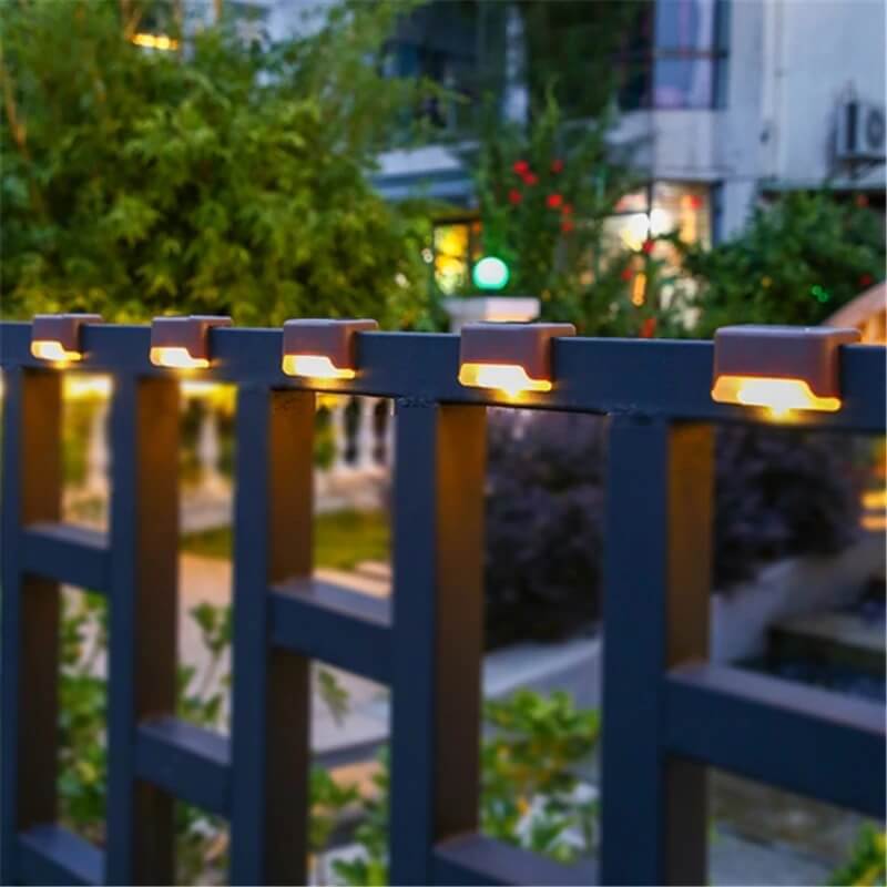 Stairs Railings Fence Solar Light-Luxandluxy