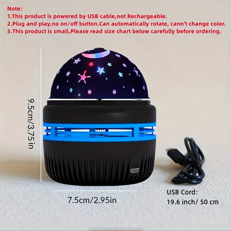 Star Projector Night Light-Luxandluxy