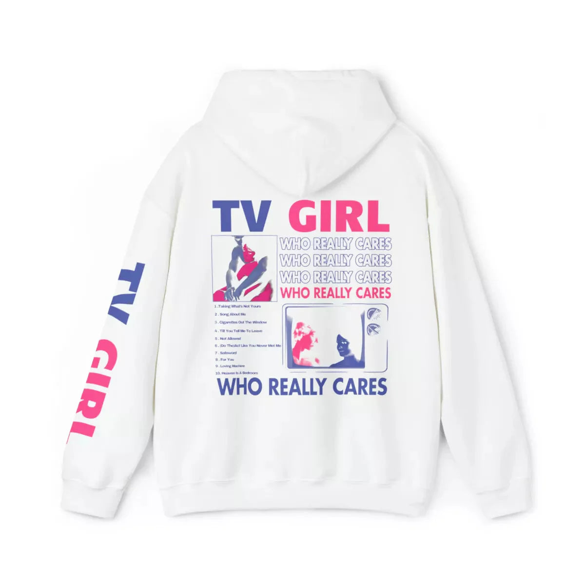 "TV Girl Who Really Cares" Hoodie-Luxandluxy