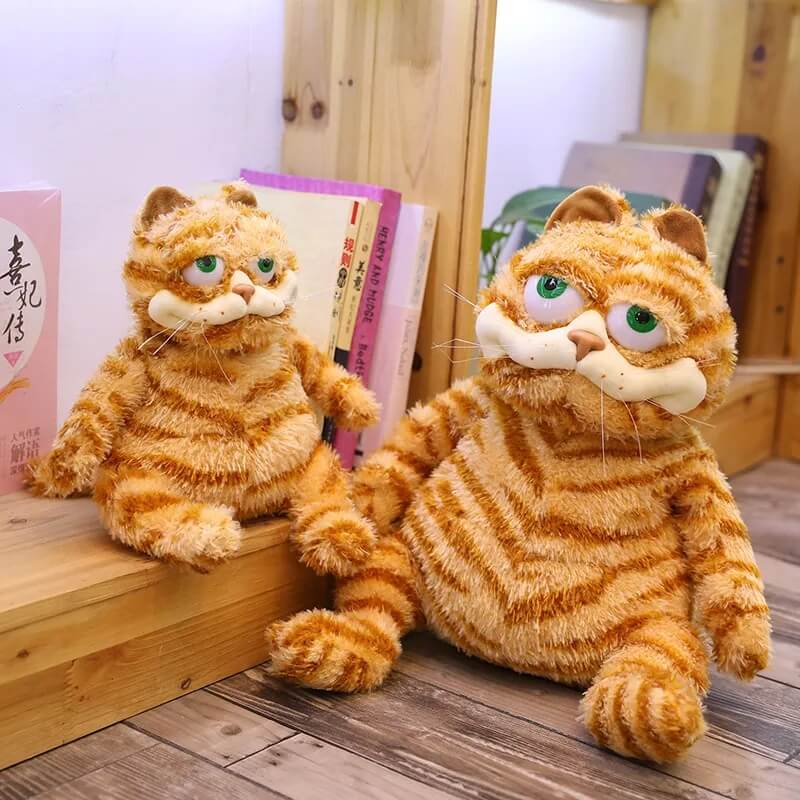 Ugly Garfield Plush-Luxandluxy