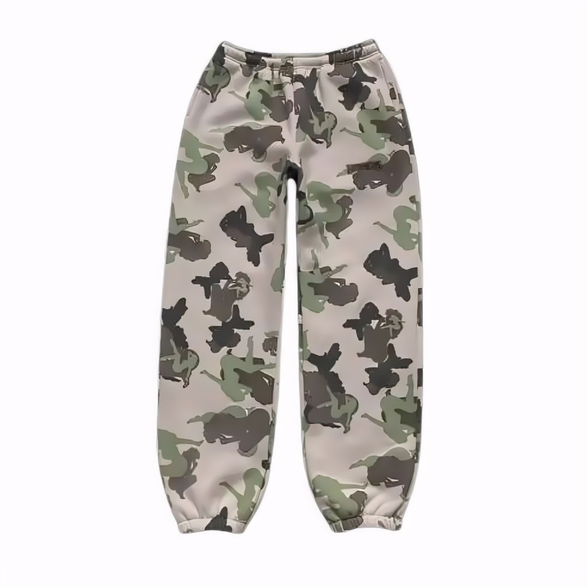 'UNREALISTIC IDEALS' Camo Sweatpants-Luxandluxy