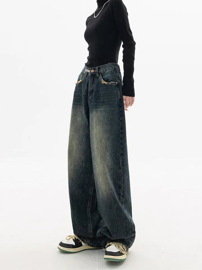 Vintage High Waist Women's Jeans-Luxandluxy