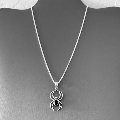 Y2k Spider Necklace-Luxandluxy