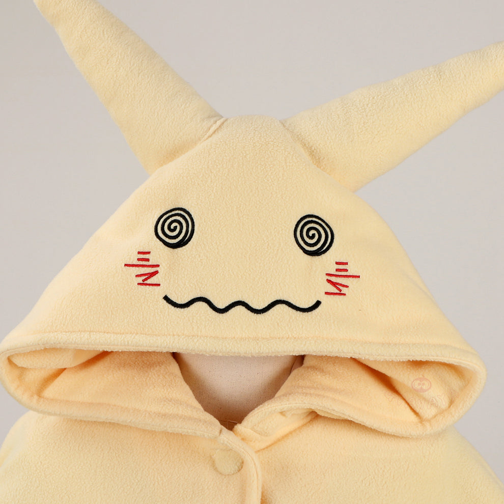 Yellow Mimikyu Cloak Cosplay Costume-Luxandluxy