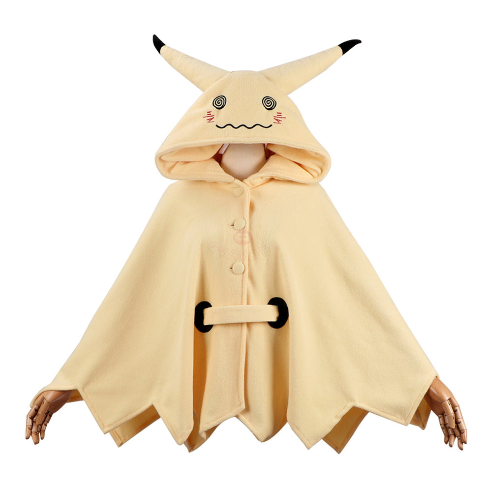 Yellow Mimikyu Cloak Cosplay Costume-Luxandluxy