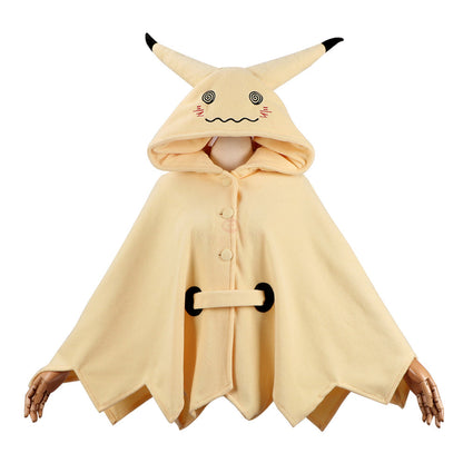 Yellow Mimikyu Cloak Cosplay Costume-Luxandluxy