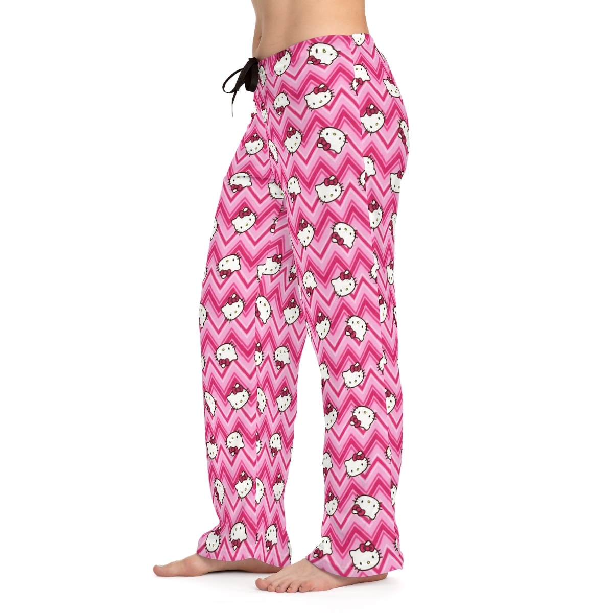 Zigzag Hello Kitty Pajama Pants-Luxandluxy